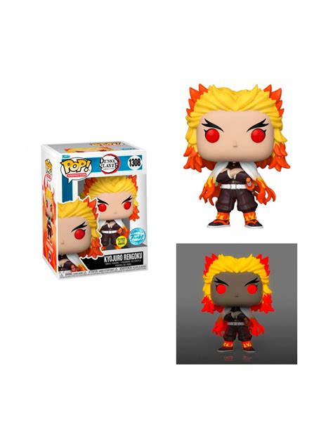 Funko Pop Demon Slayer Kyojuro Rengoku Glows In The Dark Special