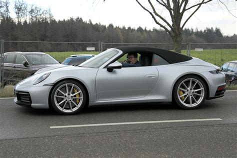 Klar Til Foråret Første Billeder Af Porsche 911 Cabriolet