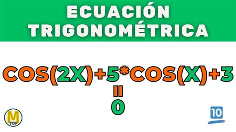 EcuaciÓn TrigonomÉtrica 📐 Resuelta Paso A Paso 1 💯 Youtube