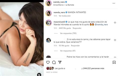 El Comentario Hot Que Mauro Icardi Le Dedic A Wanda Nara Al Verla En