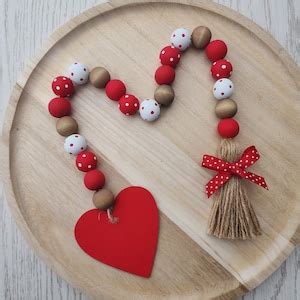 Valentine's Day Heart Garland - Etsy