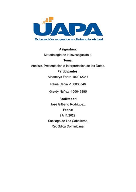 Tarea 7 Metodología de la Investigación Asignatura Metodología de la