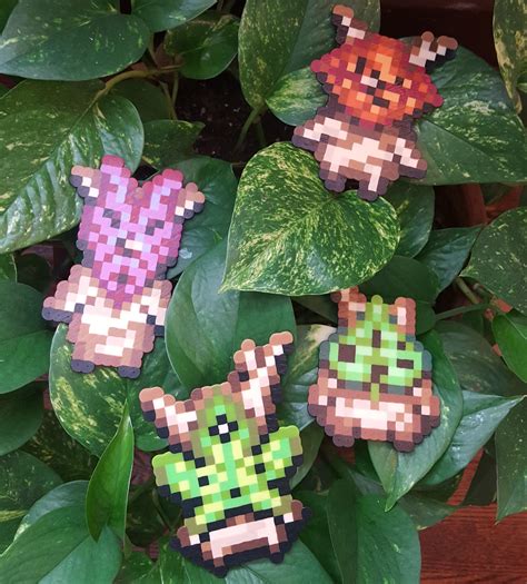 Mc Chuchu And Korok Sprites I Made With Perler Beads Rzelda