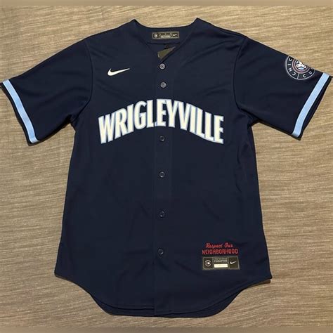 Nike Shirts Chicago Cubs Wrigleyville Nike City Connect Jersey M