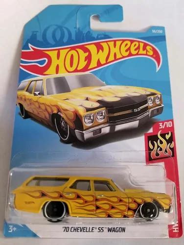 Hw Flames 70 Chevelle Ss Wagon Hot Wheels Escala 1 64 Cuotas sin interés