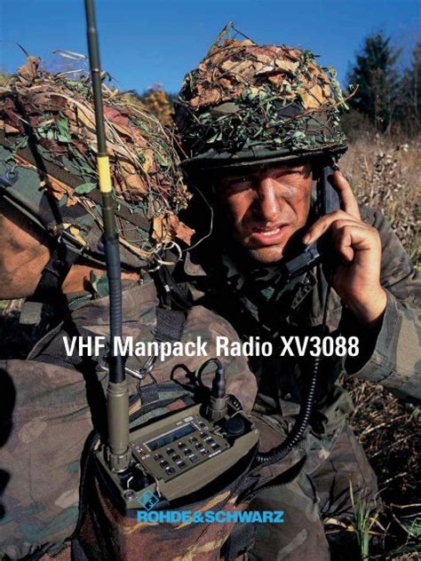Rands Vhf Manpack Radio Xv3088 Helmut Singer Elektronik