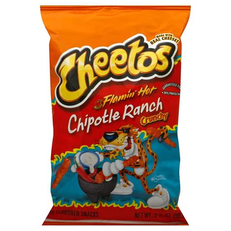 Cheetos Crunchy Flamin Hot Chipotle Ranch Cheese Flavored Snacks Shop Snacks And Candy At H E B