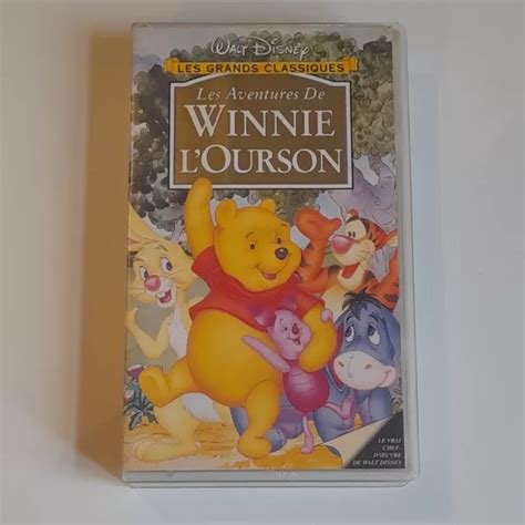 VHS LES AVENTURES de Winnie l ourson Disney classique Vidéo K7 Film