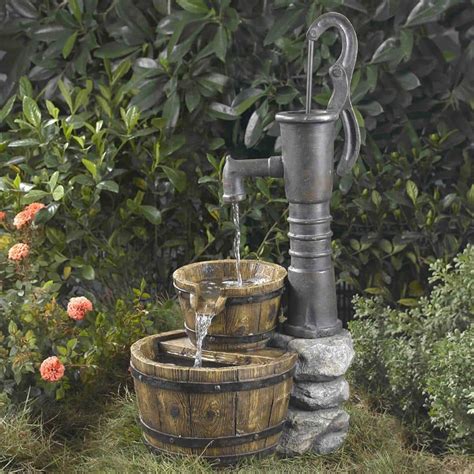 Fountain Cellar Old Fashion Water Pump Fountain FCL005 The Home Depot