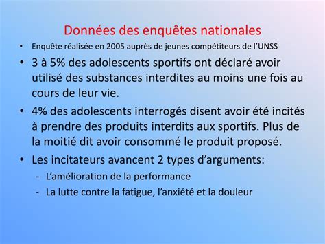 Ppt Pr Vention Contre Le Dopage Et Les Conduites Dopantes Chez Les