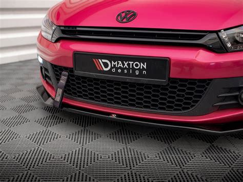 Front Splitter V 2 Volkswagen Scirocco Mk 3 Maxton Design UK