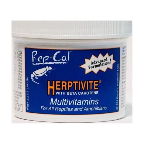 Rep Cal Research Labs Herptivite With Beta Carotene Multivitamins