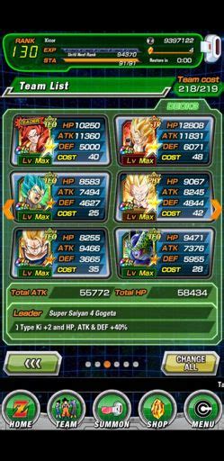 Updated Team Dragonball Amino Advance Amino