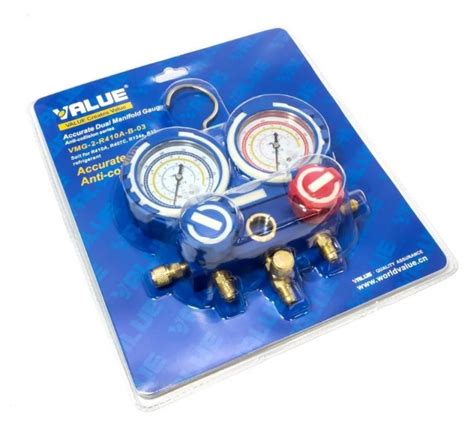 Коллектор манометрический VALUE VMG-2-R22-B-03 под R22, R134A, R404A ...