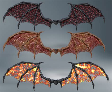 Succubus Wings Texture Expansion Daz 3d