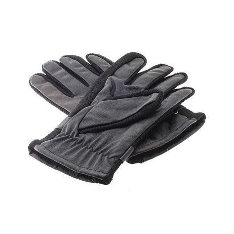 Men's Leather Winter Gloves - Tanga