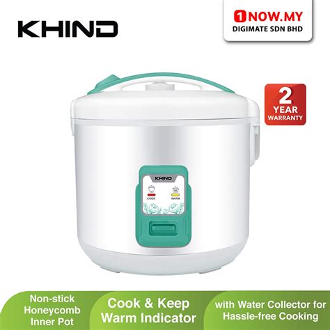 Khind L Jar Rice Cooker Rcj Non Stick Honeycomb Inner Pot