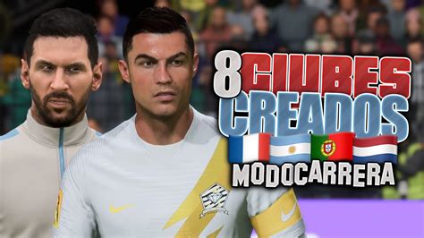 8 Ideas Para Crear Un Club 🇫🇷🇦🇷🇳🇱🇵🇹 En Modo Carrera Fifa 23 Youtube