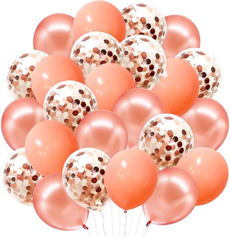 Katchon Rose Gold Balloons Set 12 Inch Pack Of 30