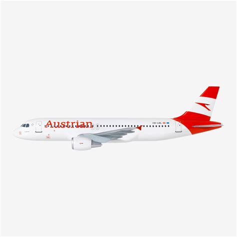 Limox Austrian Airbus A320 200 OE LBL Aircraft Model 1 100 Worldshop