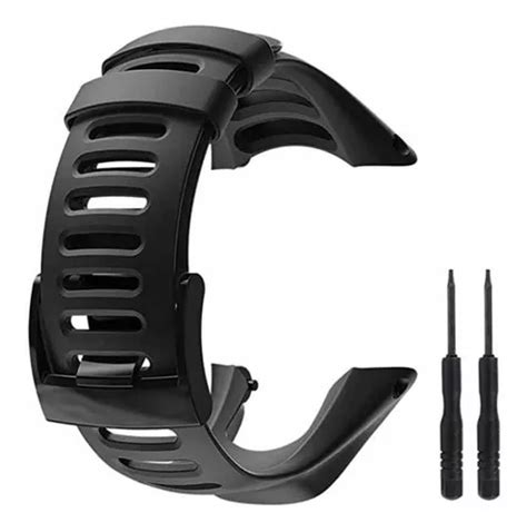 Correa Para Suunto Ambit 1 2 3 Silicone Negra MercadoLibre