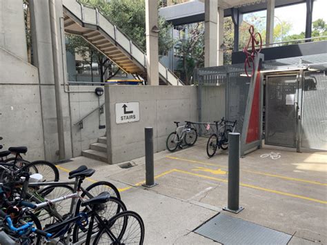 Bicycle compound at QUT Gardens Point — StudentVIP