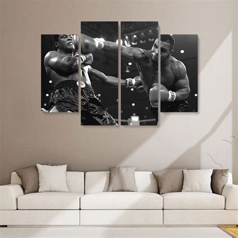 Mike Tyson Boxing Canvas Art Wall Art Home Decor Etsy