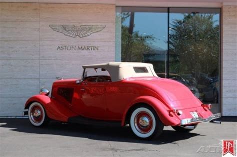 1934 Ford Rumble Seat Deluxe Roadster Hot Rod Automatic Convertible