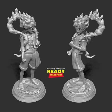 Luffy Gear 5 - One Piece 3D Model by Sinh Nguyen