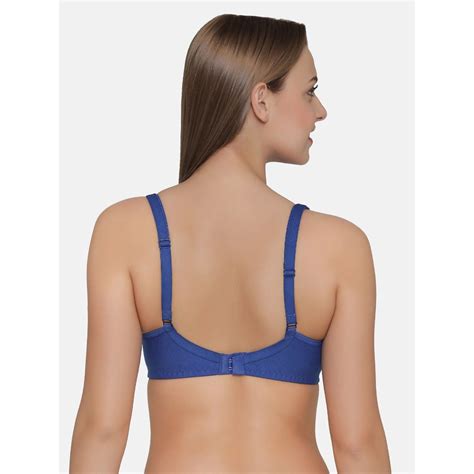 Clovia Cotton Rich Solid Non Padded Full Cup Wire Free T Shirt Bra