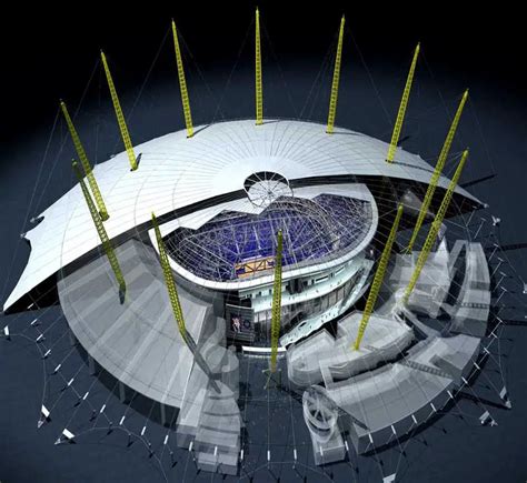 Millennium Dome London, O2 Arena - e-architect