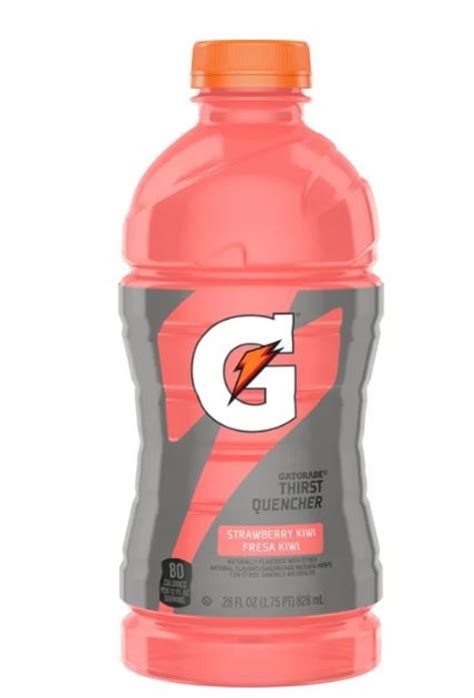 Gatorade Kiwi Strawberry Sports Drink 28 Oz Plastic Bottle Quantity