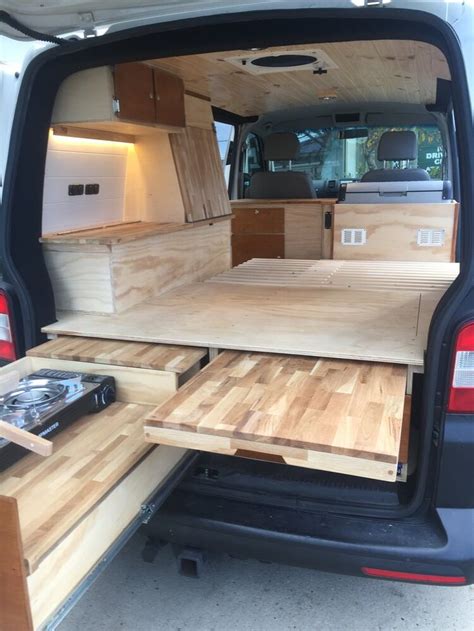 Lukes Vw T6 Swb — Vanlife Van Conversion Layout Camper Van