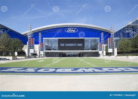 Exterior of Modern Ford Center in the City Frisco Editorial Photography ...