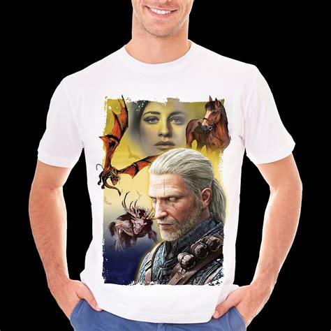 Camiseta Adulta Infantil The Witcher Bruxo Game Série Elo7