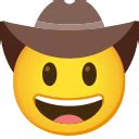 Cara Con Sombrero De Vaquero Emoji