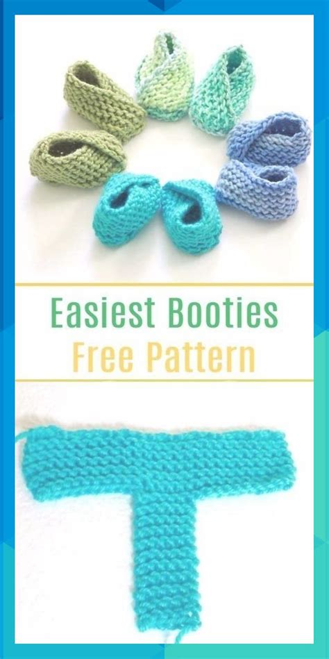 Knit Easiest Baby Kimono Booties Free Pattern Knit Slippers Booties