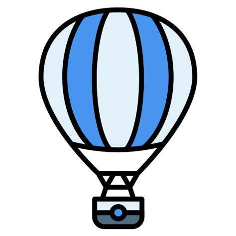 Hot Air Balloon Generic Color Lineal Color Icon