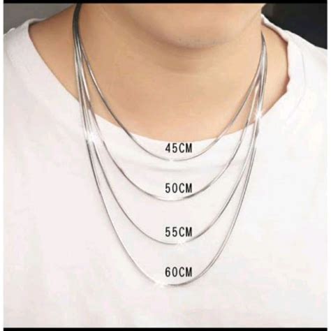 Jual Promo Kalung Titanium Cm Cm Dijamin Anti Karat