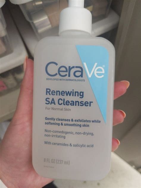 Cerave Renewing Sa Face Cleanser For Normal Skin Inci Beauty