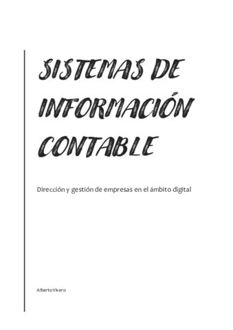 Sistemas De Informacion Contable Apuntes Pdf