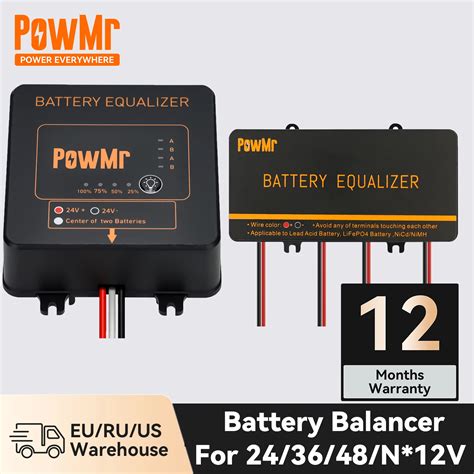 PowMr Galiseur De Batterie Solaire Quilibreur De Tension Pour Syst Me