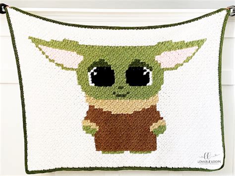 Baby Yoda Blanket | AllFreeCrochet.com