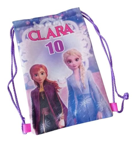 Morralitos Dulceros Personalizados Frozen Pz Meses Sin Inter S