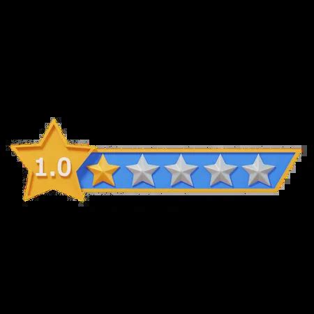 1,114 3D One Star Rating Label Illustrations - Free in PNG, BLEND, GLTF ...