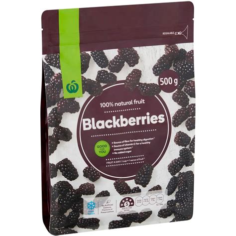 Woolworths Frozen Blackberries G Woolworths