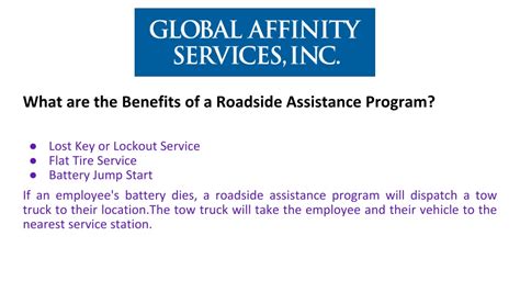 Ppt Benefits Of A Roadside Assistance Program Powerpoint Presentation Id 11447253