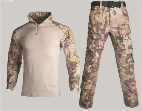 Tactical Camouflage Military Uniform Clothes Suit Men Us Army Clothes