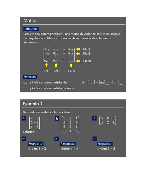 Matrices y determinantes Matemática Básica Studocu