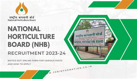 National Horticulture Board Recruitment 2024 Notice Out Exam Date